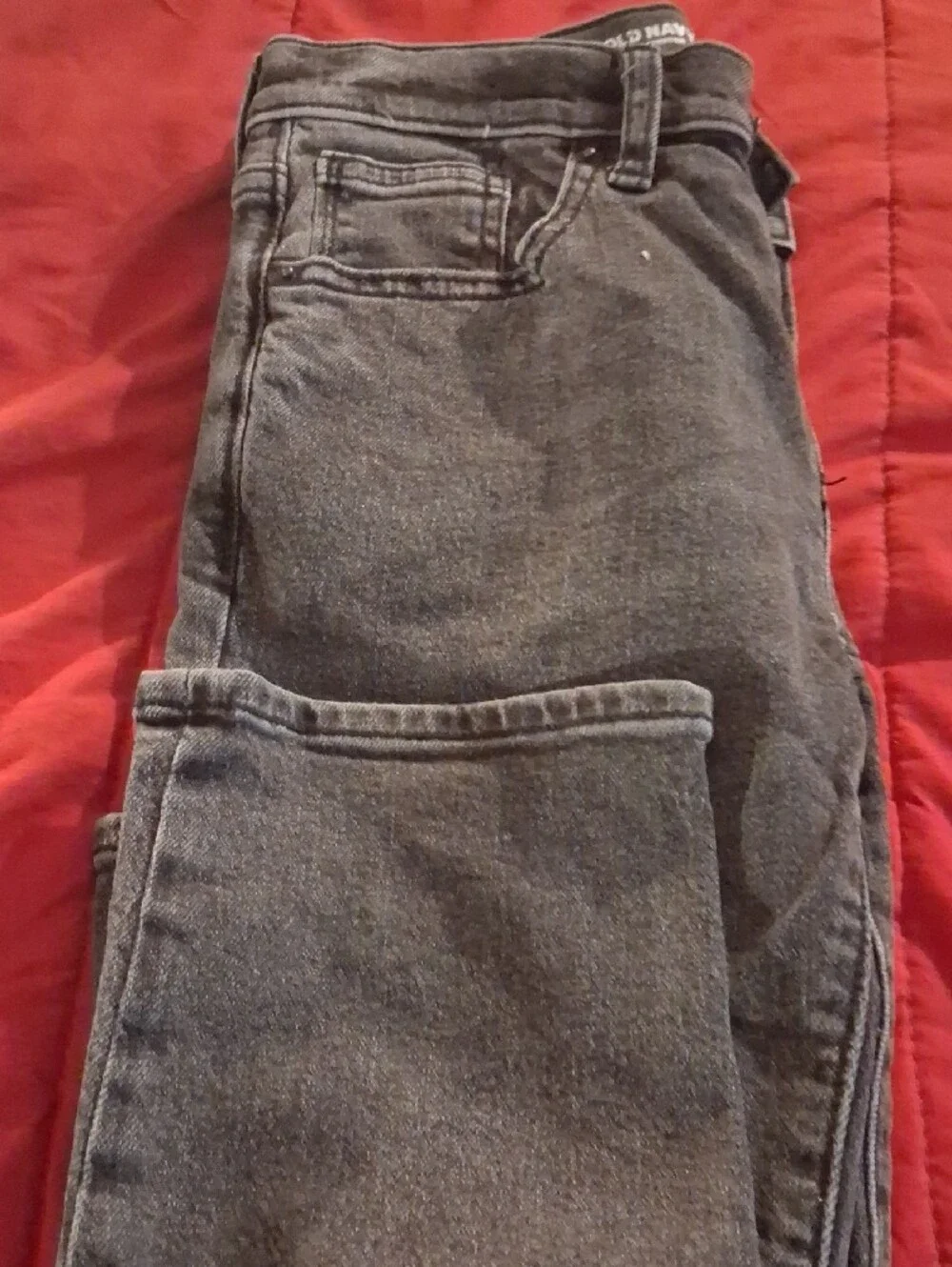 Old Navy Slim High-Rise Charcoal Gray Jeans